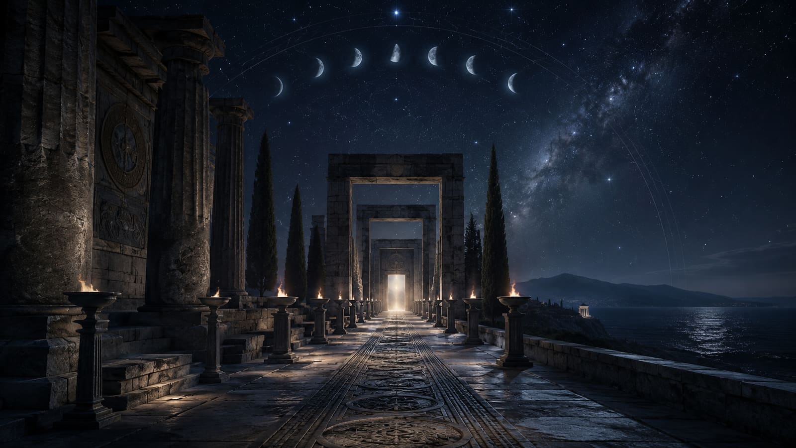Symbolic illustration for Number 7: Sequence, Threshold, and Sacred Order