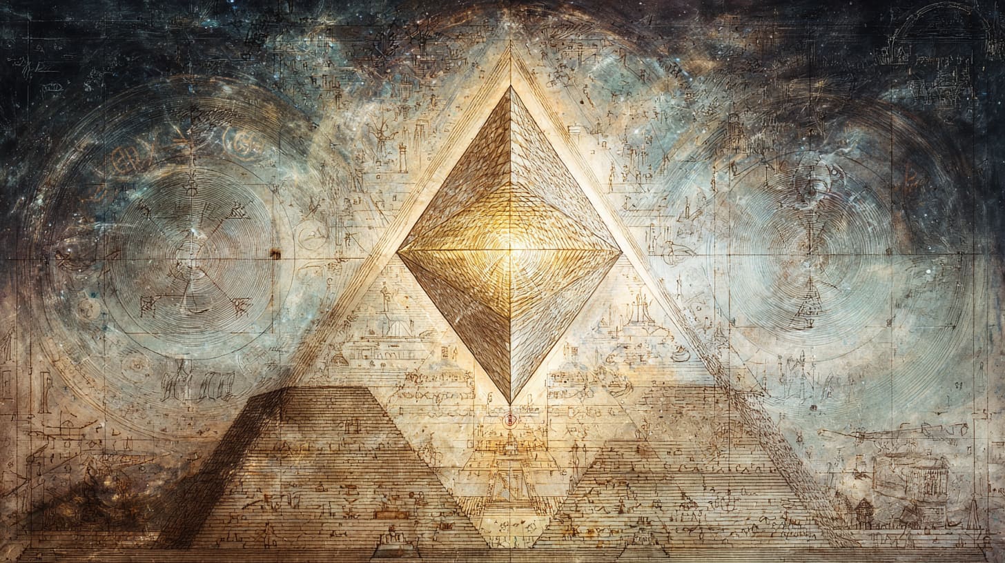 Octahedral door and harmonic geometry beyond symbols